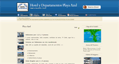 Desktop Screenshot of hotelplayaazulmzo.com