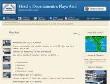 Tablet Screenshot of hotelplayaazulmzo.com